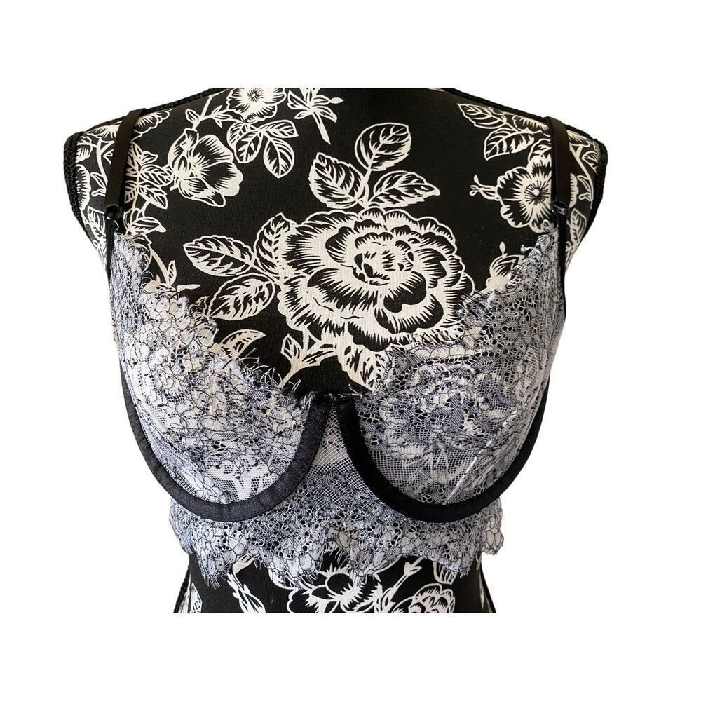 Semi Sheer Lace Bralette Coquette Sexy Cottage Sexy Intimates Feminine